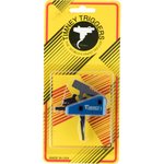 Timney Triggers 663S-ST AR Targa 2-Stage Long Straight Trigger Steel w/Aluminum Housing Black/Blue