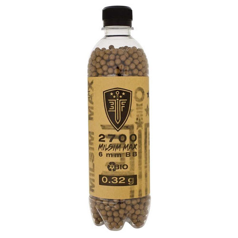 Umarex Elite Force Milsim Max Bio 6mm Airsoft BBs 0.32g 2700ct Bottle UMX2279064