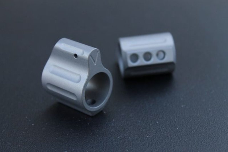 V Seven Titanium .750 Gas Block