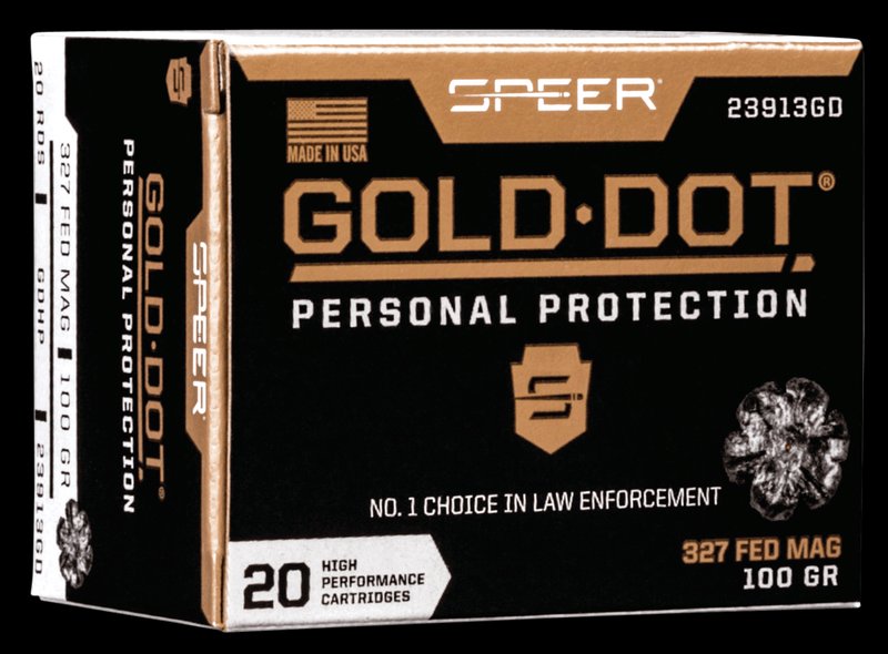 Speer Gold Dot .327 Federal Magnum Hollow Point 100gr Ammo