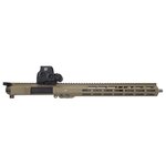 Blackout Defense .223 Wylde 16" Barrel Mid Length Fixed Gas Block Forward Assist FDE Upper Receiver w/ Eotech EXPS2-0