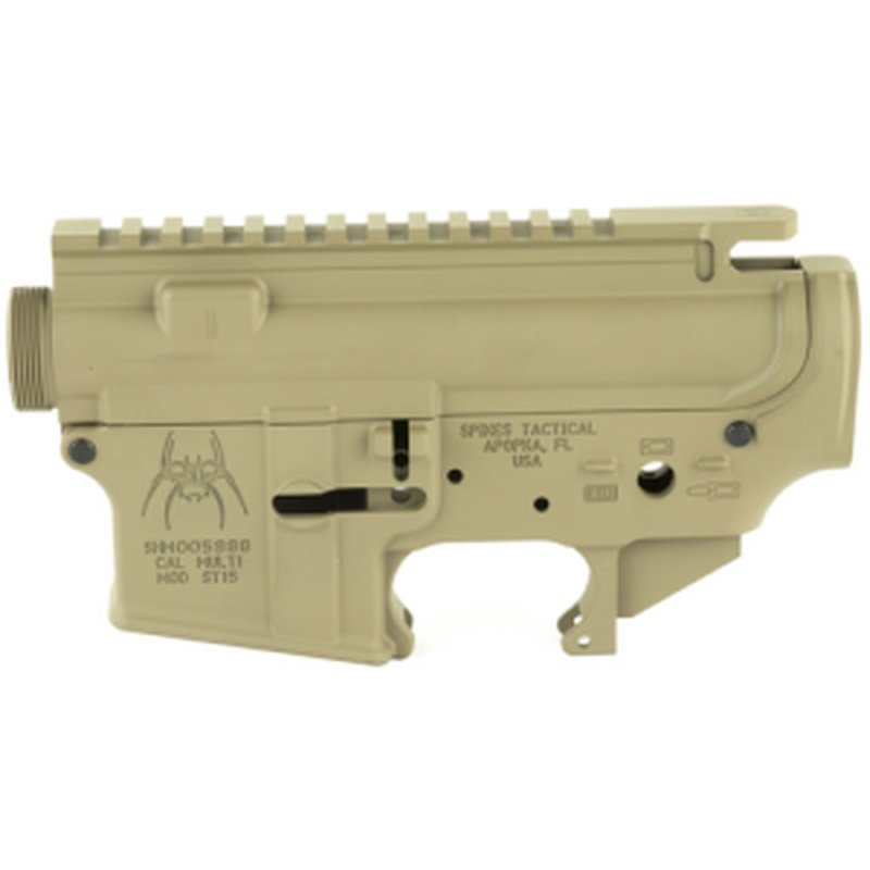 Spike's Tactical STS1512 Upper/Lower Receiver Set 5.56 NATO FDE 7075-T6