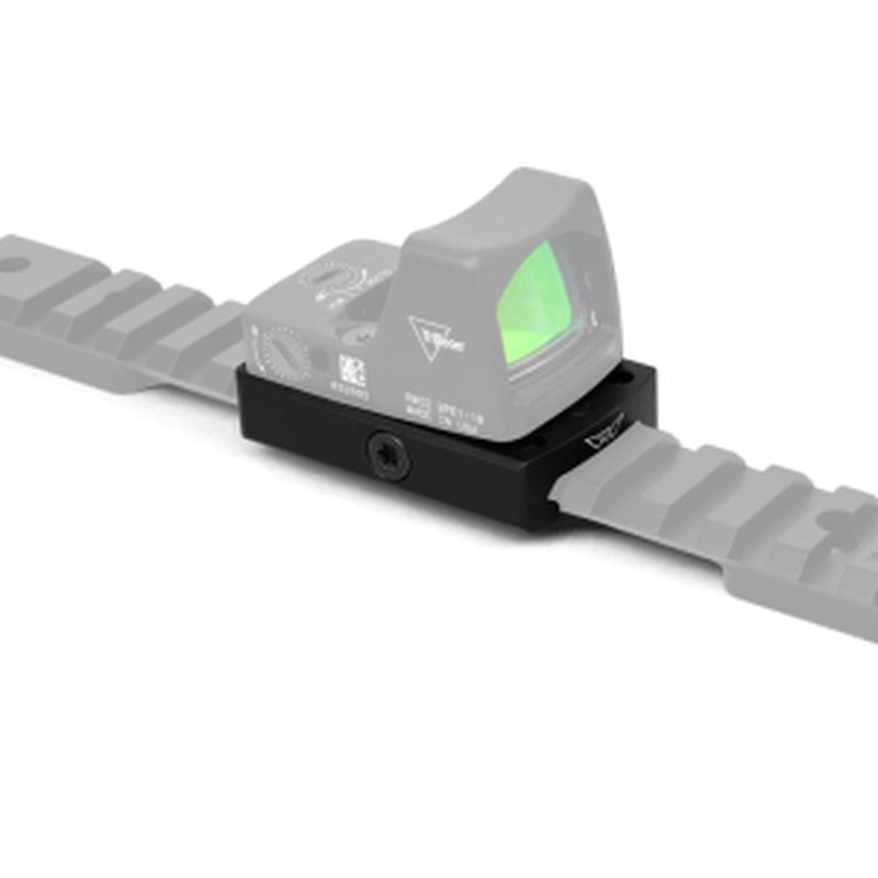 Warne 6109M Red Dot Low Profile Reflex Mount, Picatinny, Aluminum, Anodized Black