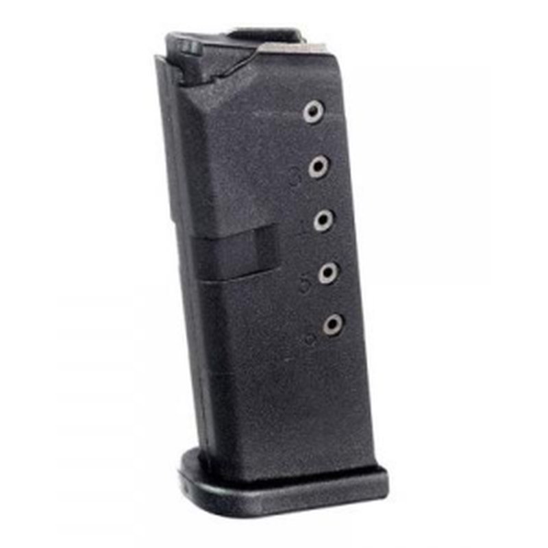 ProMag Glock 42 .380 ACP Magazine 6-Round Black Polymer