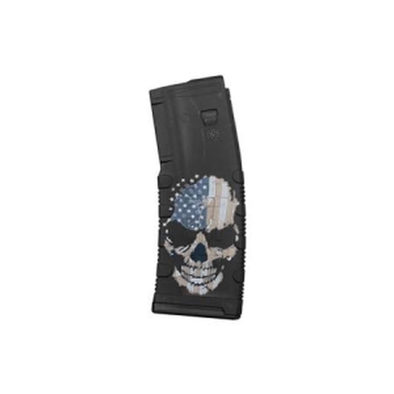 Black Rain Ordnance AR-15 30 Rd Skull & Flag Magazine