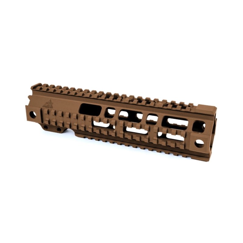 AT3 Tactical AR-15 Pro Quad Rail Free Float Handguard Burnt Bronze 9in