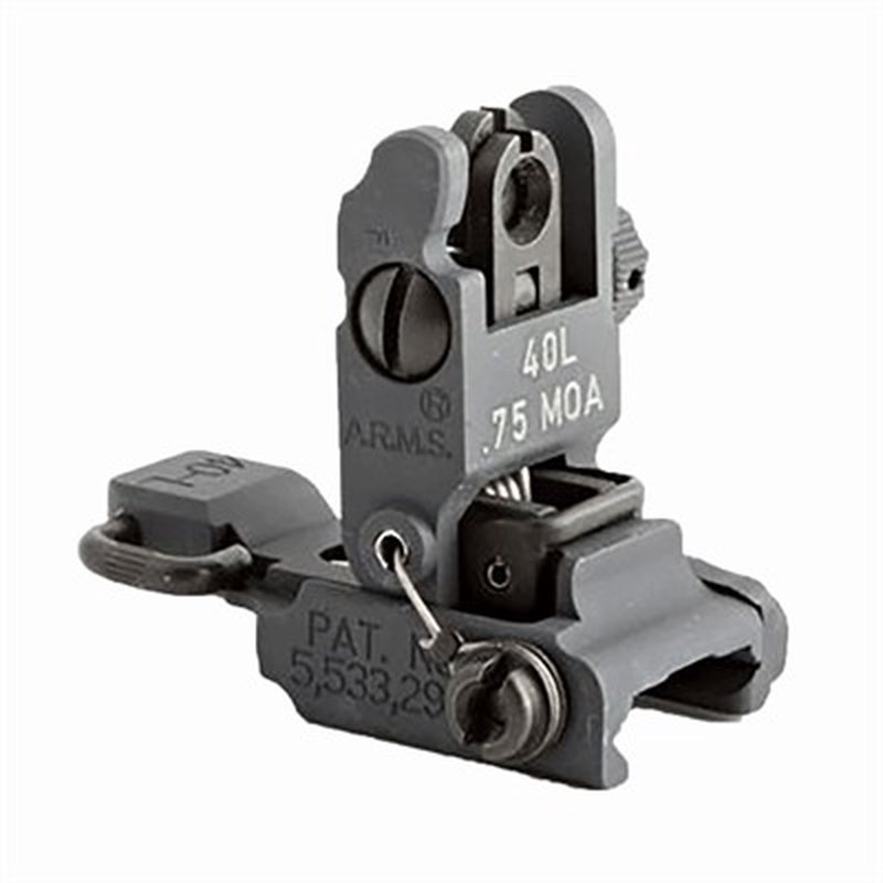 A.R.M.S., INC AR-15 40L LOW PROFILE REAR SIGHT