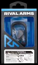 Rival Arms Gen5 Glock Two-Piece Magwell for 17/22/34/35 Hard Anodized Aluminum