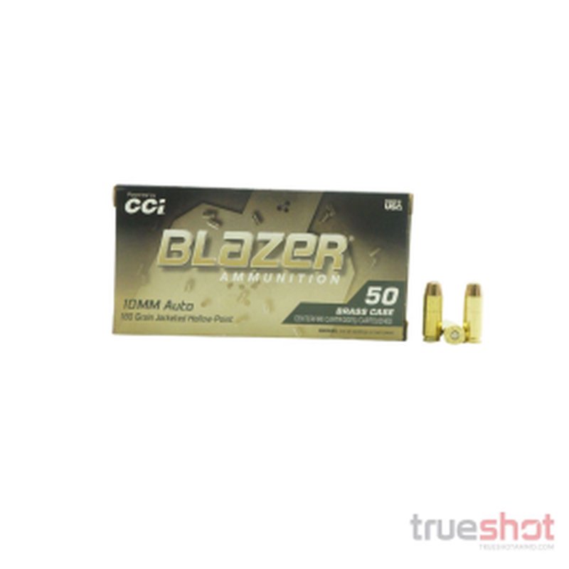 CCI Blazer 10mm Ammunition 180 Grain JHP