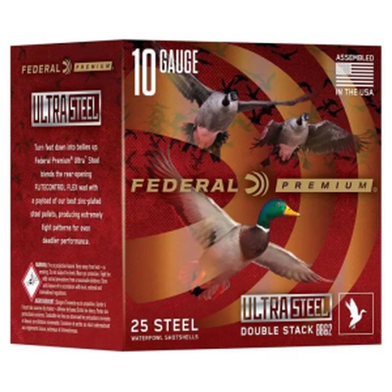 Federal Ultra Steel 10 Gauge Shotshell 3.5 in 1-5/8 oz BBB 25/10
