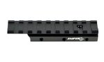 Sniper AR Style Flat Top Extended Dovetail Picatinny Adapter Black
