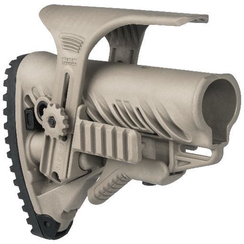FAB Defense GLR16 with a GCP Cheek Riser and GPCP Picatinny Rail Adaptor