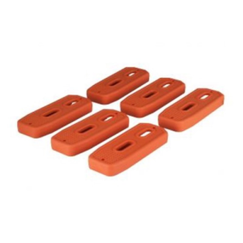 Mission First Tactical PM556FP-O Polymer Magazine Floor Plate 6 Pack Orange