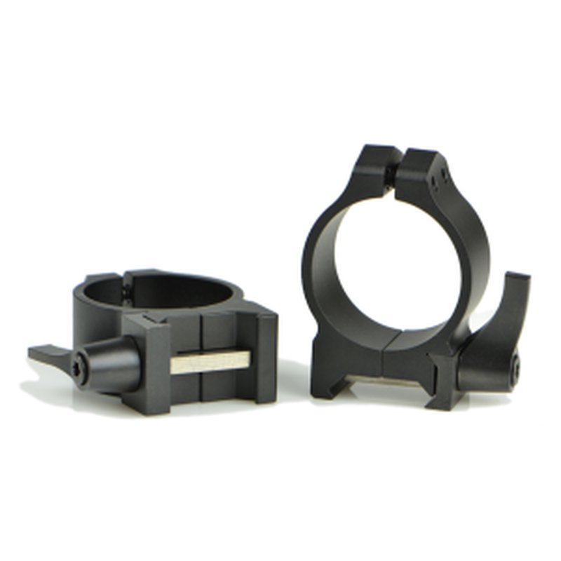 Warne 213LM Rings Maxima/Magnum Quick Detach Low 30mm Diameter Matte Black