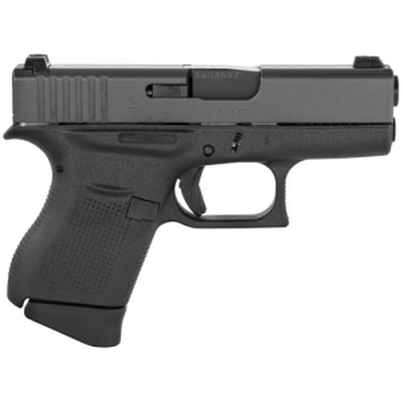 Glock G43 Gen 3 9mm 6-Round Single-Stack Compact Handgun (3.41 in)