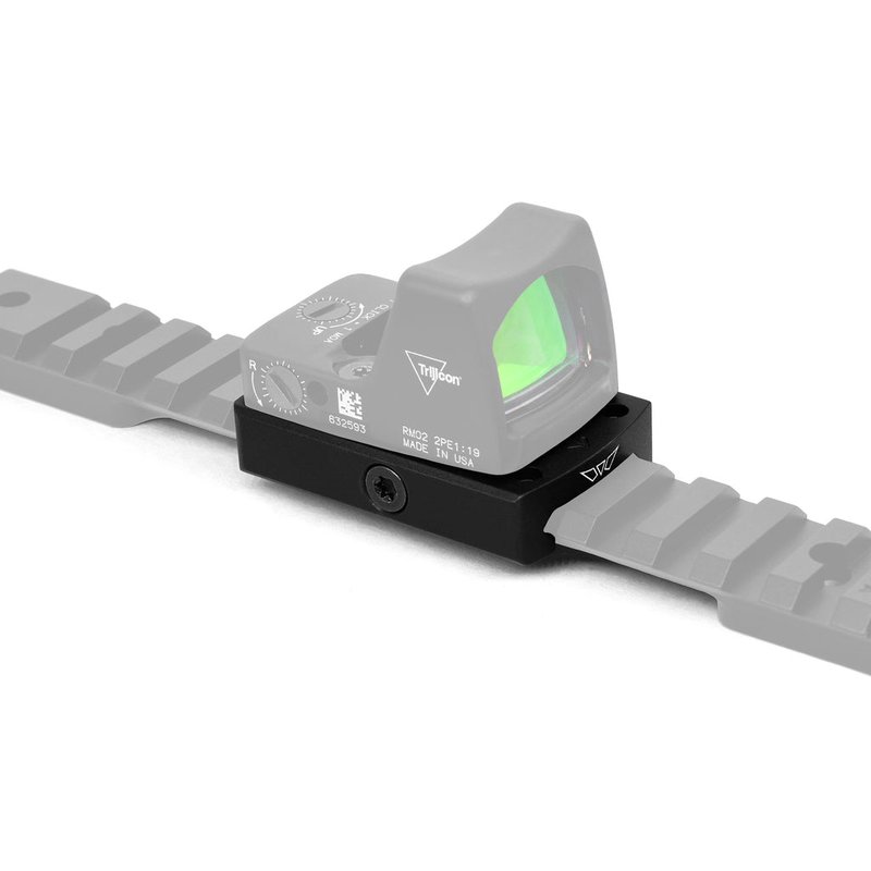 Warne 6109M Low Profile Reflex Red Dot Mount (Picatinny) - Black Anodized