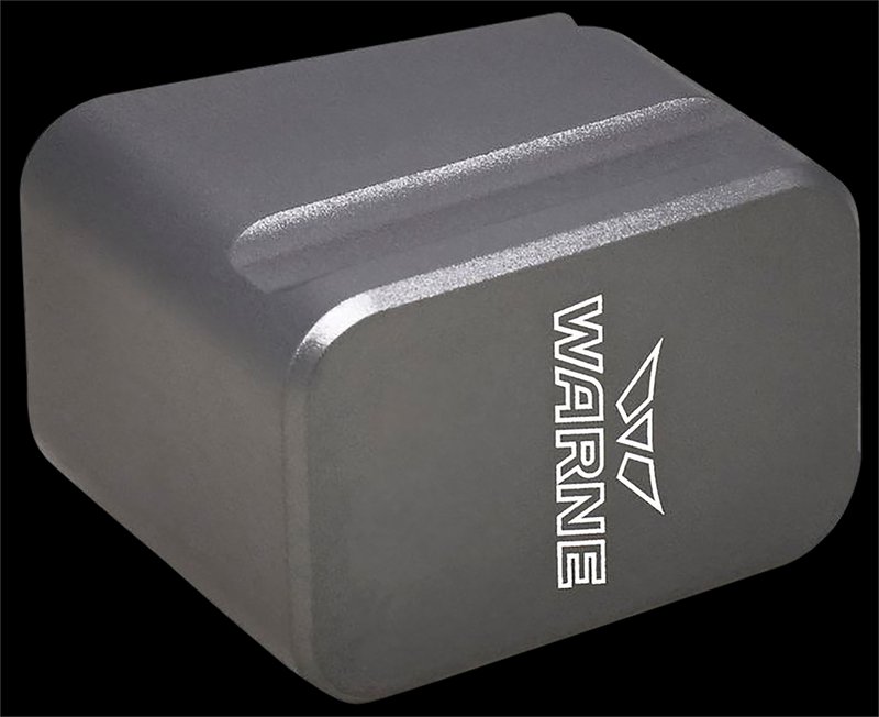 Warne MEG1754GR Glock 17/22 Magazine Extension Basepad 6061-T6 Hardcoat Anodized Gray