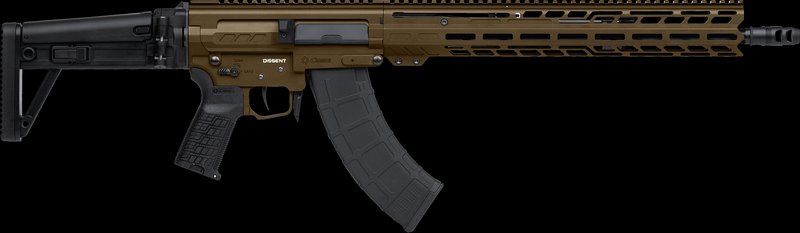 CMMG Dissent MK4/MK47 7.62x39 16.1in 30-Round Midnight Bronze Rifle