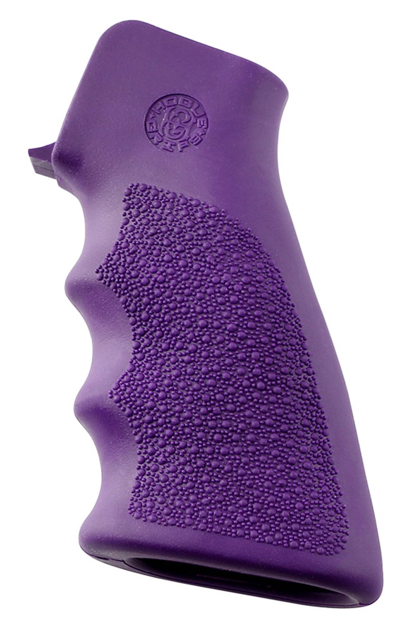 Hogue Grip w/ Finger Grooves for AR-15/M-16 Rifles, Purple - 15006