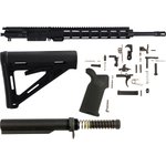 AR-STONER AR-15 Enhanced Build Kit with Upper Receiver Assembly 22 ARC 18" Barrel 13" M-LOK Handguard, Complete Lower Parts Kit with Magpul MOE Furniture Black