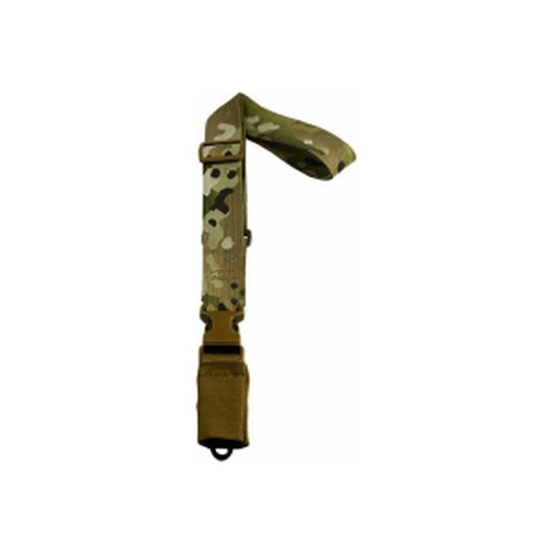 Tac Shield CQB Single Point Sling MultiCam 1.5" Webbing Quick Release HK Hook T6005MC.