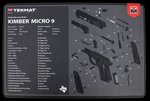 TekMat Kimber Micro 9 gun cleaning mat 11x17 rubber non-slip TEKR17KIMBERMCR9