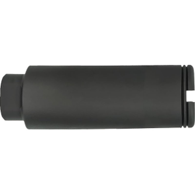 KAK Extended Flash Can Flash Hider 1/2"-28 5.56mm Aluminum Matte