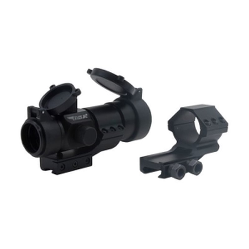 BSA Optics Illuminated Sights 30mm Red Dot with Dovetail and Weaver mounts Matte Black