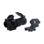 BSA Optics Illuminated Sights 30mm Red Dot with Dovetail and Weaver mounts Matte Black