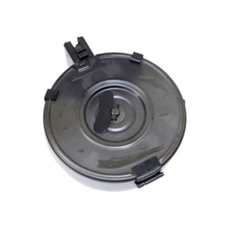 Iver Johnson AK47 7.62x39mm 75rd Drum Magazine Black