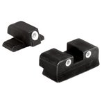Trijicon Bright & Tough Sig Sauer Night Sight Set SG01 600448 Front White Outline Green Tritium