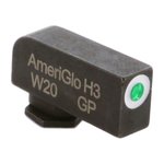 AmeriGlo GL-112-220 Classic Green Tritium Front Sight Glock White Outline