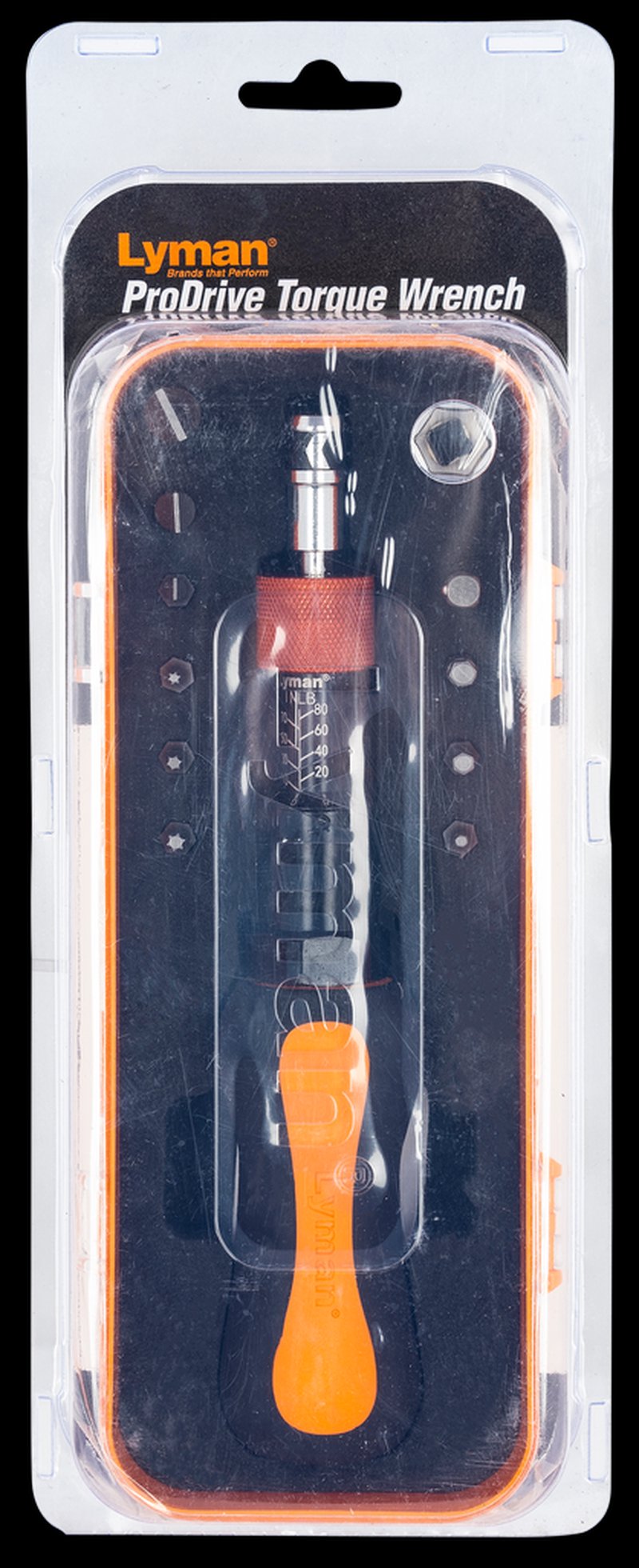 Lyman Pro Drive Torque Wrench 10-80 in-lb rubber handle 7031300