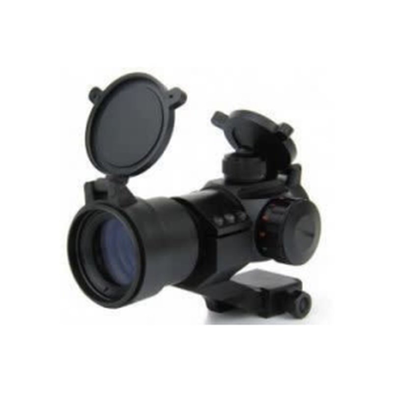 TacFire RD004 Tactical w/Mount Black Anodized 1x30mm 30mm Tube Dual (Red/Green) Illuminated Dot Reticle