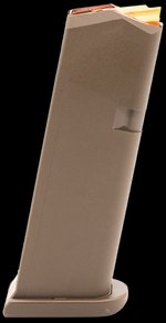 Glock G19 9mm 15-Round Polymer Magazine FDE (Flat Dark Earth) 47461