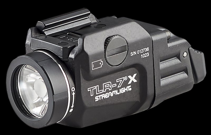 Streamlight TLR-7X Compact Weapon Light 500-Lumen Black Anodized