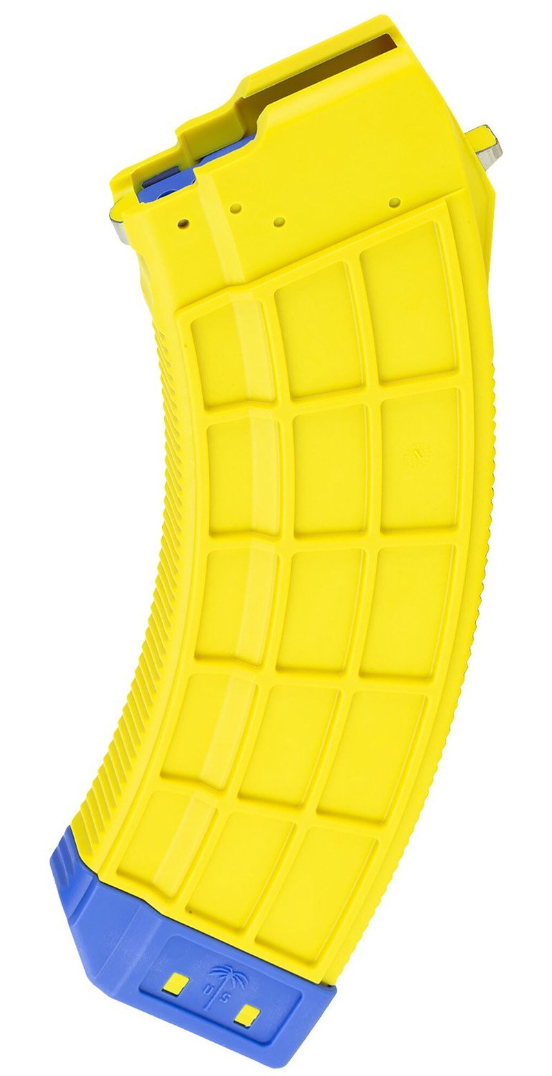 US Palm AK30 AK-47 7.62x39 30-Round Magazine, Banana, Polymer with Stainless Steel Reinforcement