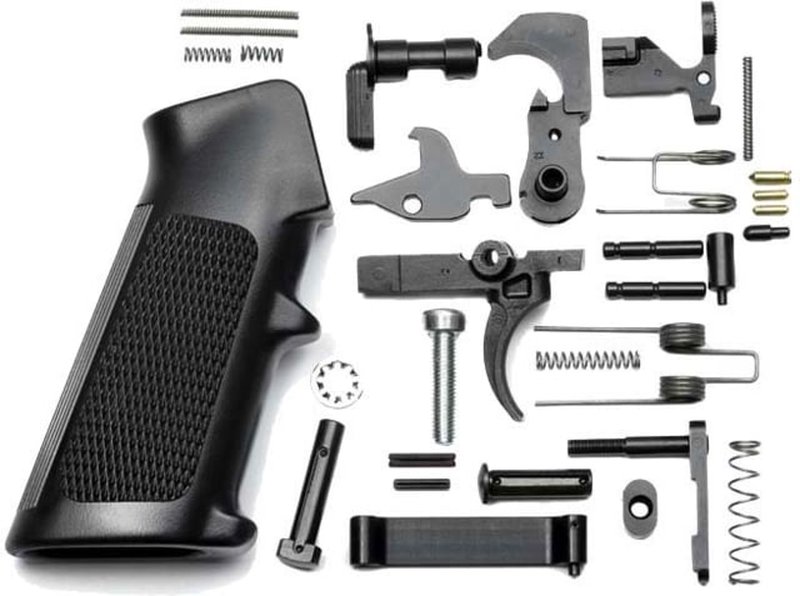 DoubleStar Lower Parts Kit AR-15 Black - 223 Rem/5.56 NATO (Small Pin)