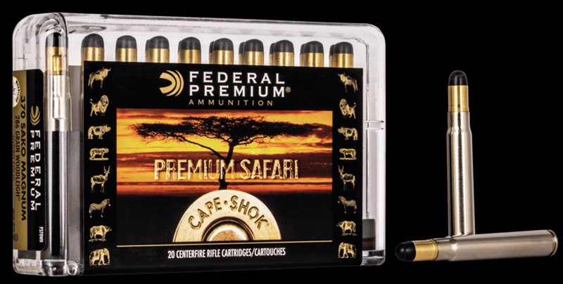 Federal Premium Cape-Shok 370 Sako Mag Woodleigh Hydro Solid WHCS 286gr