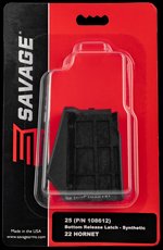 Savage Model 25 Detachable Rifle Magazine .22 Hornet Polymer Black
