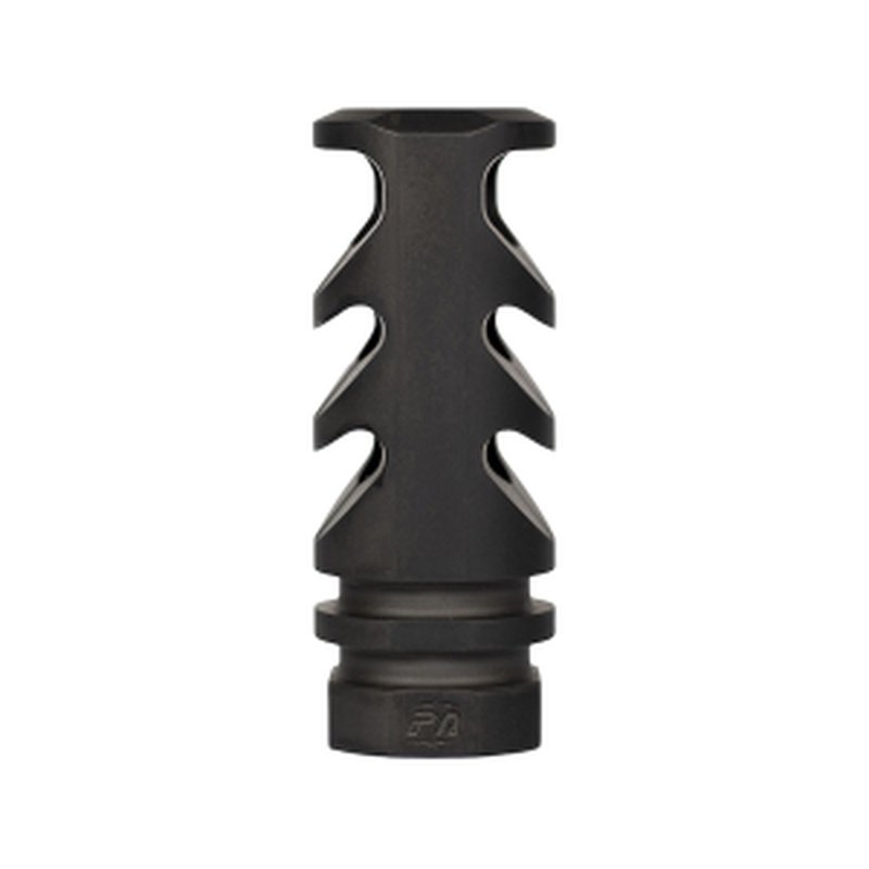 Precision Armament M4-72 Severe-Duty Compensator Muzzle Brake 5.56mm, 223 Caliber 1/2"-28 Thread Black
