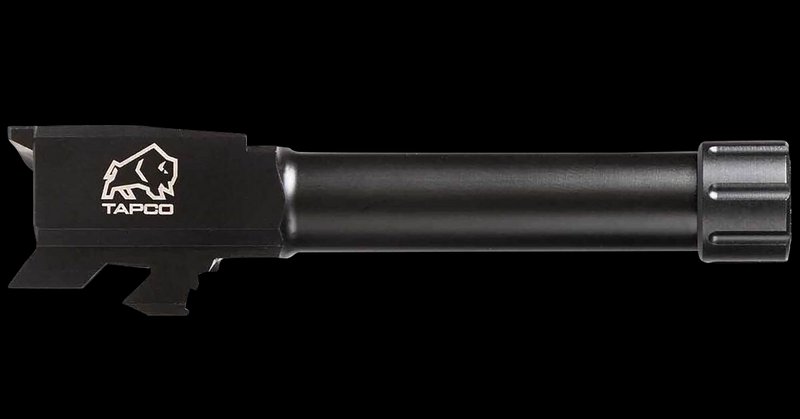 Tapco Glock 43/43X Threaded Pistol Barrel 9mm Black Nitride 1/2x28 TAP22003