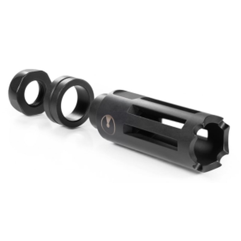 Ultradyne Nighthawk Flash Hider with Timing Nut 7.62mm 5/8-24 Thread Stainless Steel Nitride