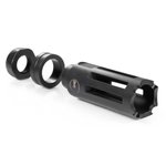 Ultradyne Nighthawk Flash Hider with Timing Nut 5.56mm 1/2"-28 Thread Stainless Steel Nitride