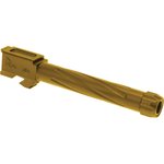 Rival Arms V1 threaded gold barrel for Glock 17 Gen 3/4, 1/2-28