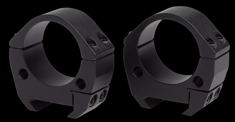 Browning Precision Scope Rings 30mm Medium Matte Black Picatinny Mount 12568