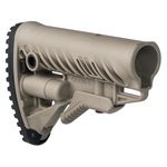 FAB Defense AR-15 Stock with Battery Storage Flat Dark Earth