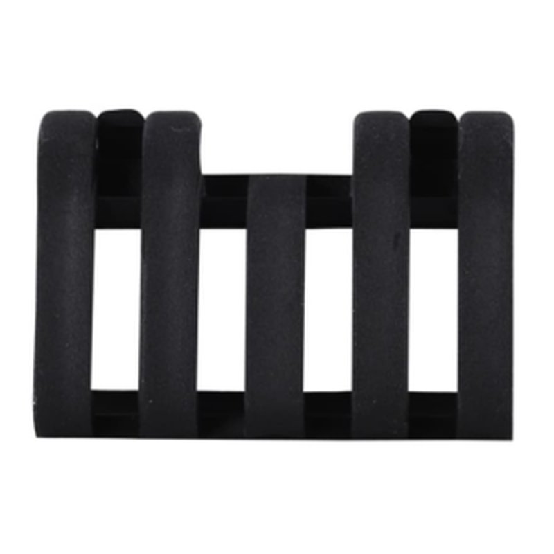 ERGO Low Profile Picatinny Rail Cover w/ Wire Loom 5-Slot Polymer Black