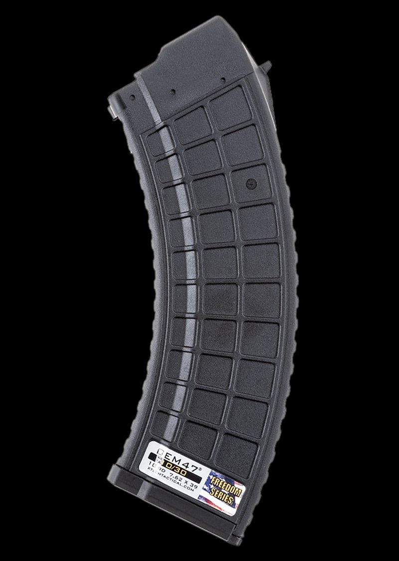 XTech Tactical OEM47 Gen2 Freedom AK-47 Magazine 10-Round 7.62x39mm Black Polymer XT2010801