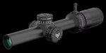 Swampfox Optics 1-6x24mm SFP Green Guerrilla Dot MOA reticle Black scope